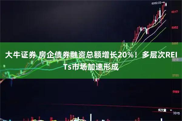 大牛证券 房企债券融资总额增长20%！多层次REITs市场加速形成